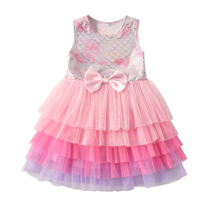 12001-Mermaid Dream Layered Tulle Dress
