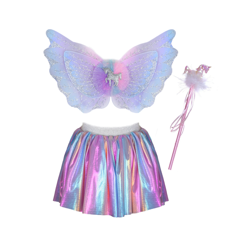 13015-Girls Unicorn Fairy Dress-Up Set