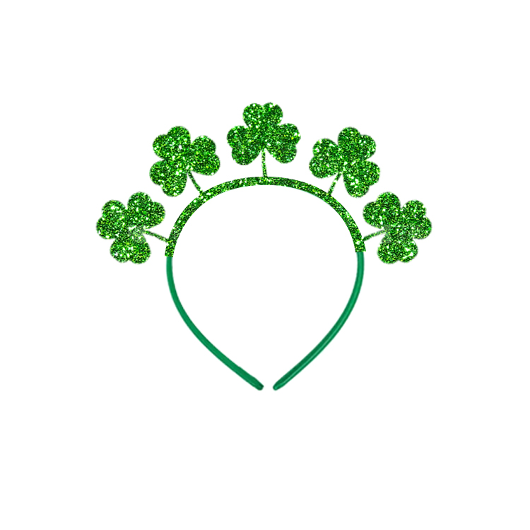 21010-Sparkling Shamrock Headband – St. Patrick’s Day Edition