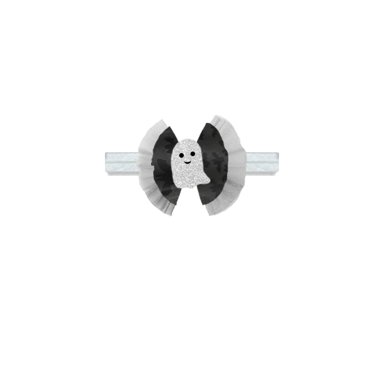 21022-Glitter Ghost Headband for Kids