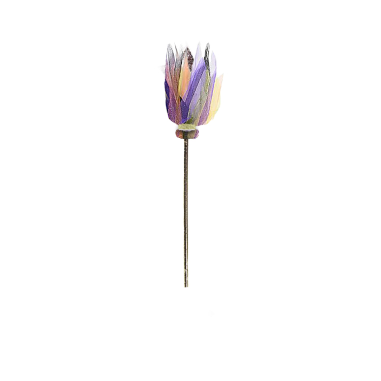 61004-Rainbow Tulle Witch Wand