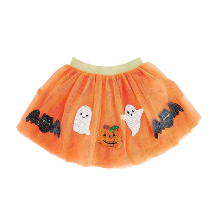 11049-Halloween - Themed Tulle Tutu Skirt for Kids
