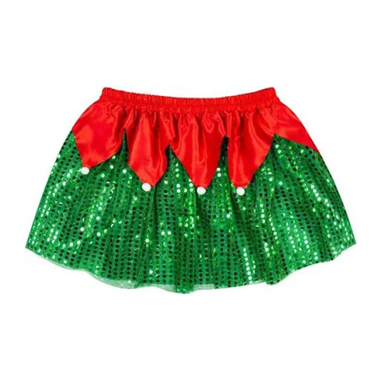 11062-Christmas Elf Tutu Skirt for Babies