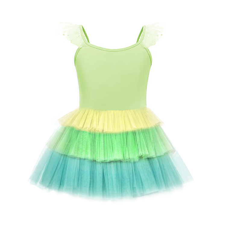22002-Rainbow - Layered Tutu Dress
