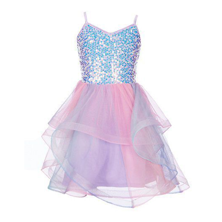 22004-Sequin - Embellished Tutu Dress