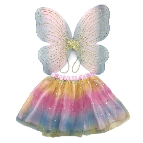 2Pcs rainbow tutu set