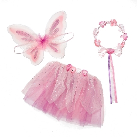 Flower fairy tutu set