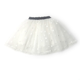 White kids tutu skirt