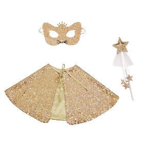 Short gold cape set option2