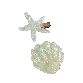 Shell Starfish Hair Clip