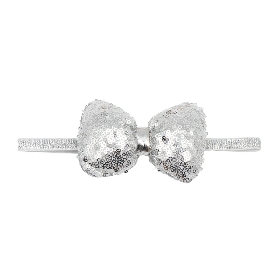 Sequin bow headband