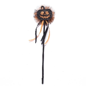 Halloween pumpkin wand