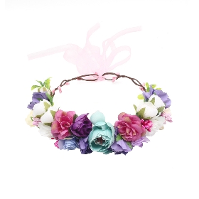 Flower trim garland