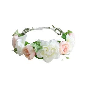 Flower trim garland