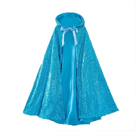 Blue sequin cloak