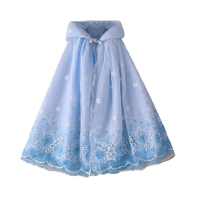 Snowflake printed cloak