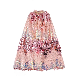 Dot sequin cape