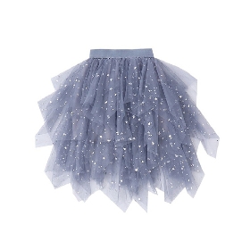 Irregular sequin tutu skirt