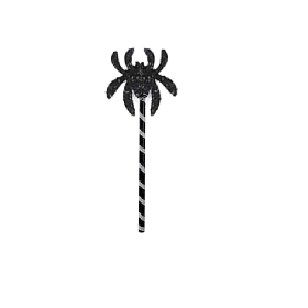 Glitter Spider Halloween Wand