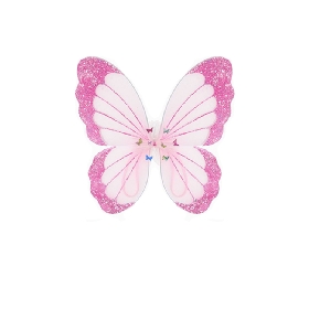 Pink Glitter Fairy Butterfly Wings