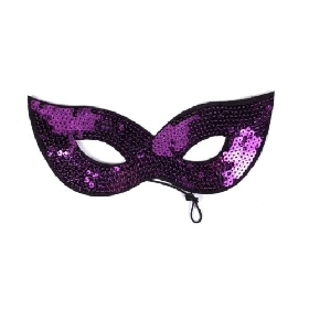 Purple Sequin Eye Mask