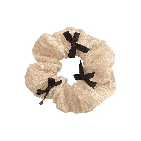 Lace Bow Scrunchie